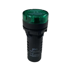 Sinaleiro com buzzer 22mm verde