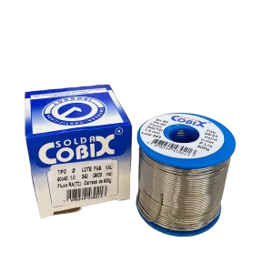 Solda em fio com fluxo 60x40 1,00mm 500g azul