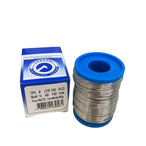 Solda em fio com fluxo 60x40 1,00mm 250g azul