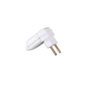 Plug desmontável com prensa cabo 2P 90º 10A