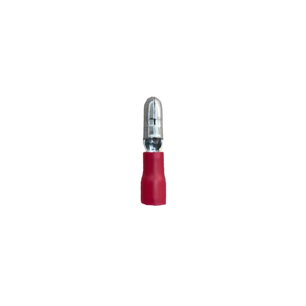 Terminal macho bullet vermelho 0,5 a 1,5mm