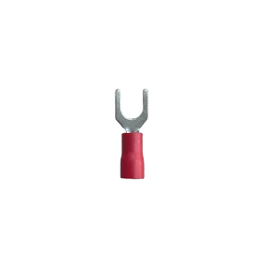 Terminal forquilha m5 vermelho 0,5 a 1,5mm