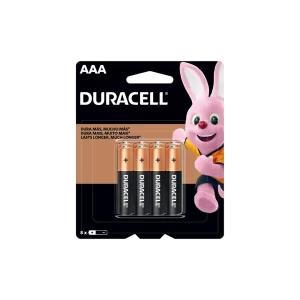 Pilha AAA 1,5V alcalina Duracell C/8
