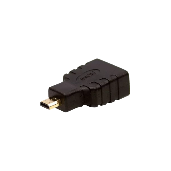 Adaptador 90º micro HDMI macho x HDMI fêmea