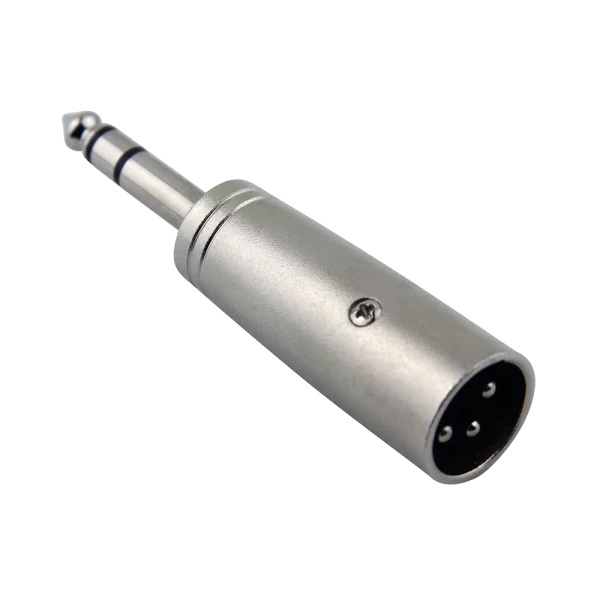 Adaptador Cannon XLR macho x P10 estéreo