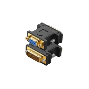 Adaptador DVI-I 24+5 fêmea x VGA macho