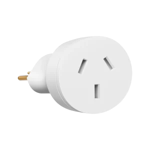 Adaptador 2P+T chato fêmea x novo padrão macho 20A