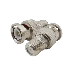 Adaptador F fêmea x BNC macho