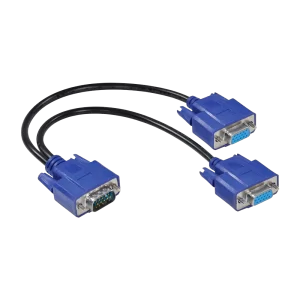 Cabo Y VGA 1 macho x 2 fêmeas