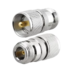 Adaptador N fêmea x UHF macho