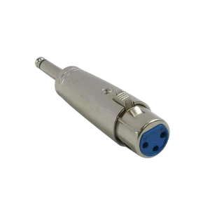 Adaptador P10 mono x Cannon XLR fêmea