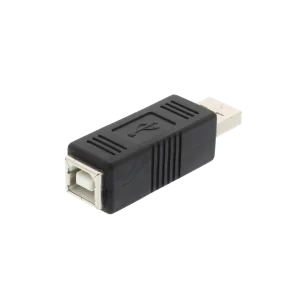 Adaptador USB-B fêmea x USB-A macho