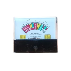 Voltímetro analógico 10x12 de 0 a 16Vdc