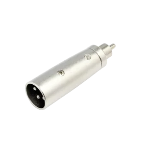 Adaptador RCA macho x Cannon XLR macho