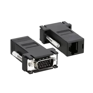 Adaptador VGA macho x RJ45 fêmea