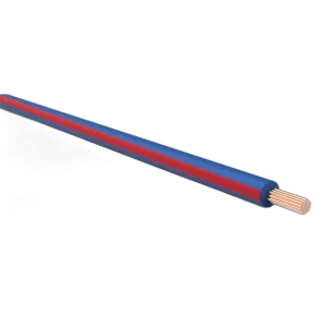 Cabo flexível automotivo 1,00mm 300v azul/vermelho
