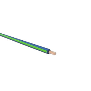 Cabo flexivel automotivo 1,00mm 300v azul/verde