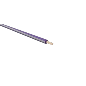 Cabo flexivel automotivo 1,00mm 300v roxo/branco