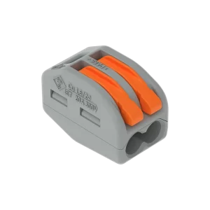 Conector tipo wago 2 vias 0,5mm a 4mm