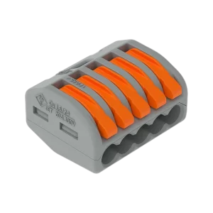 Conector tipo wago 5 vias 0,5mm a 4mm