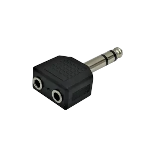 Adaptador P10 stereo x 2 J2 stereo