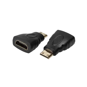 Adaptador HDMI fêmea x mini HDMI macho