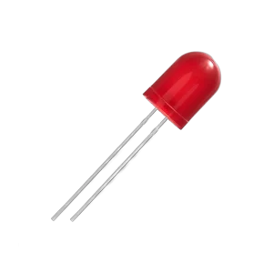 Led 10mm vermelho difuso