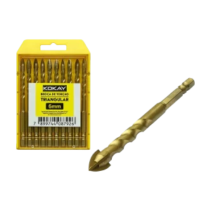 Broca de torção triangular 6mm