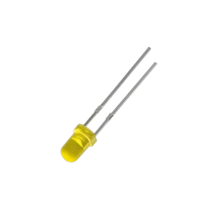 Led 3mm amarelo difuso